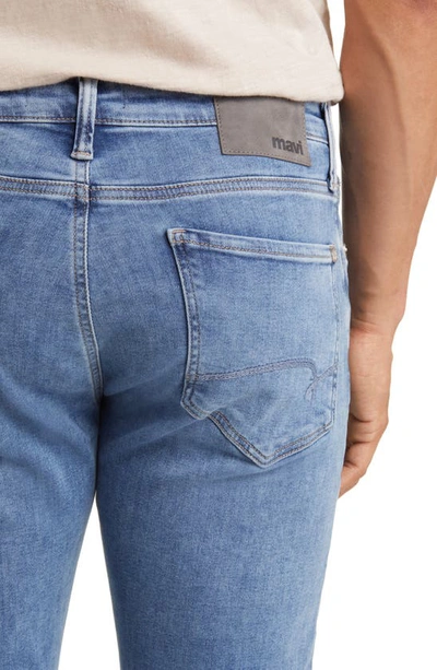 Mavi Jeans Zach Straight Leg Jeans In Ocean Feather Blue