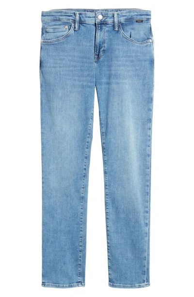 Mavi Jeans Zach Straight Leg Jeans In Ocean Feather Blue