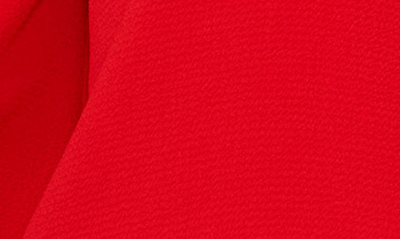 Cece Ruffle V-neck Blouse In Luminous Red