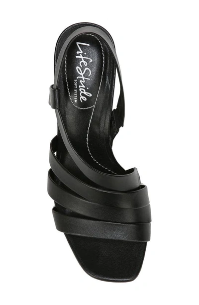 Shop Lifestride Broadway Slingback Sandal In Black