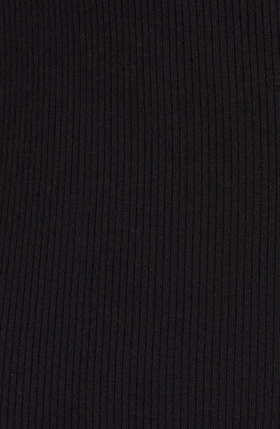 & Other Stories Long Sleeve Scoop Neck Midi Dress In Black