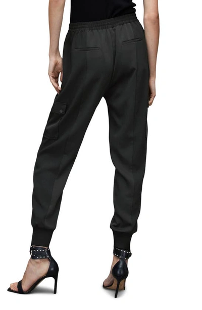 Allsaints Maddie Tie Waist Joggers In Black