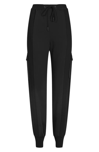 Allsaints Maddie Tie Waist Joggers In Black