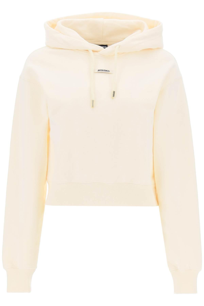 Jacquemus The Gros Grain Hoodie In White