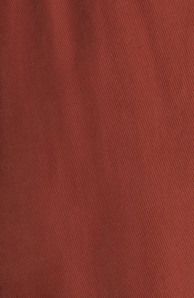 Open Edit Tie Waist Pull-on Shorts In Rust Cherry