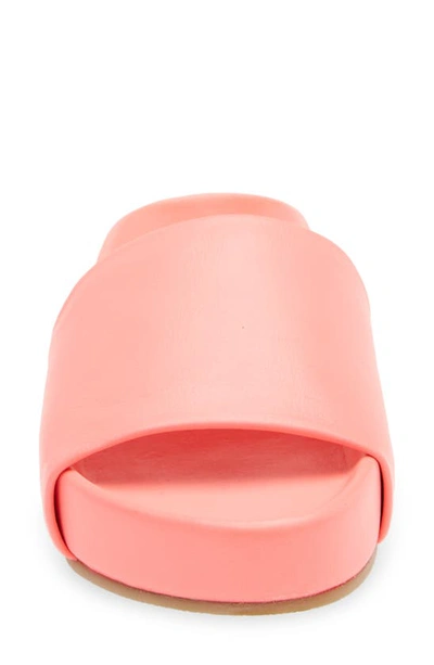 Beek Pelican Platform Slide Sandal In Watermelon