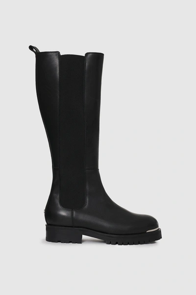 Shop Anine Bing Tall Justine Boots In Black