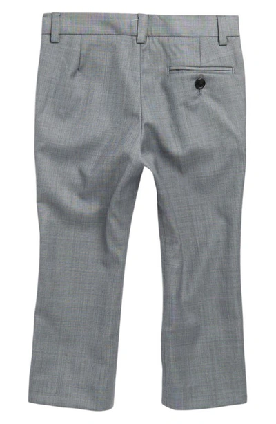 Shop Ralph Lauren Kids' Sharkskin Woven Chino Pants In Light Grey