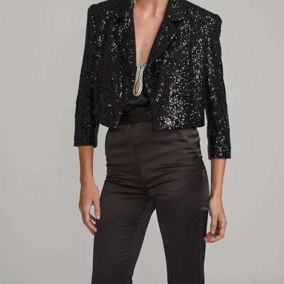 Shop Generation Love Isabella Sequin Jacket In Black