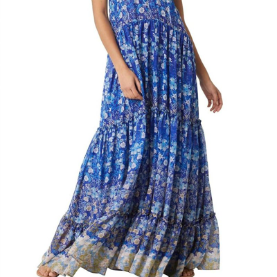 Shop Misa Kali Dress In Blue