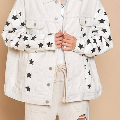 Shop Pol Stars Are Out Shacket In White