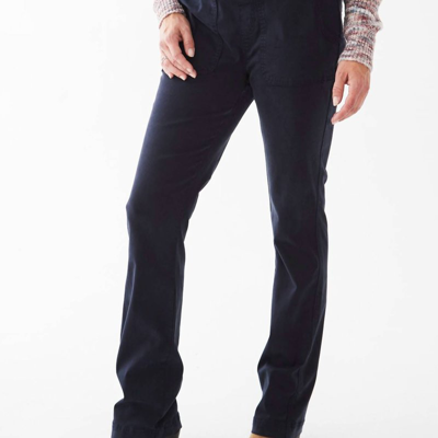 Shop Fdj Pull-on Bootcut Tencel Pant In Blue