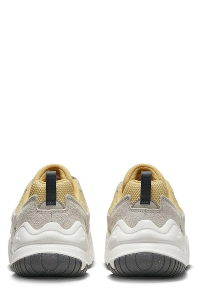 Shop Nike Tech Hera Sneaker In Saturn Gold/ Iron Grey/ Bone