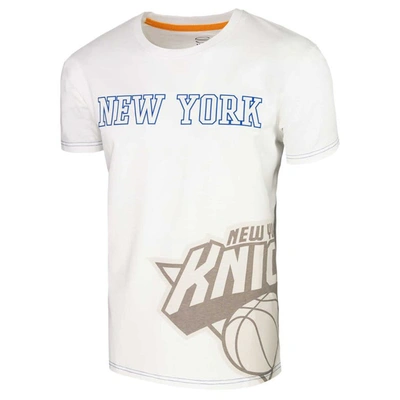 Shop Stadium Essentials Unisex  White New York Knicks Scoreboard T-shirt