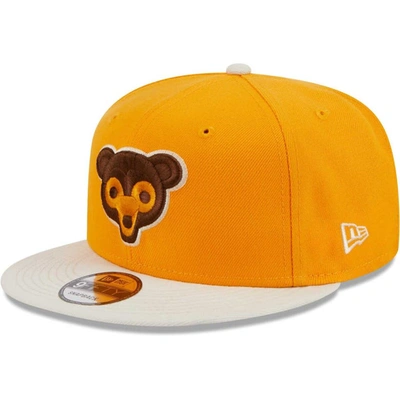Shop New Era Gold Chicago Cubs Tiramisu  9fifty Snapback Hat