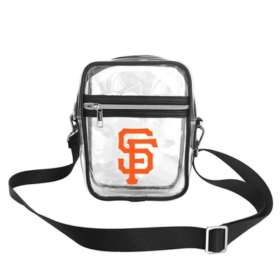 Shop Logo Brands San Francisco Giants Mini Clear Crossbody Bag In Black