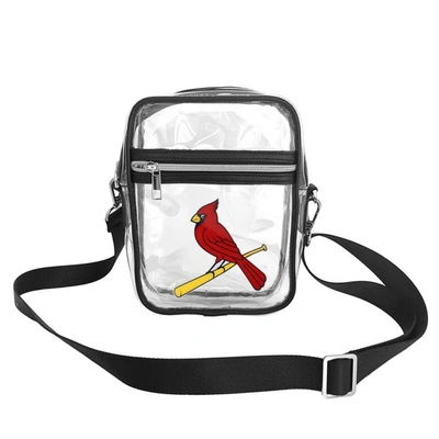 Shop Logo Brands St. Louis Cardinals Mini Clear Crossbody Bag In Red