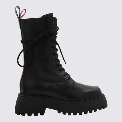 Shop 3juin Black Leather Dede Boots