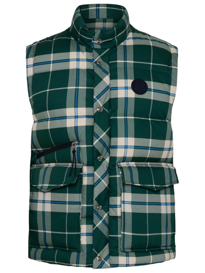 Shop Woolrich Aleutian Green Cotton Vest
