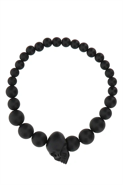 Shop Alexander Mcqueen Bracelets In Black