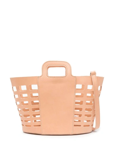 Ancient Greek Sandals Demijohn Bucket Bag In 00317 Natural
