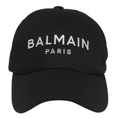 Shop Balmain Hats In Black