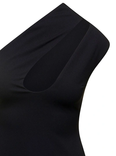Solace London Black Alexa Cut-out Minidress In Black
