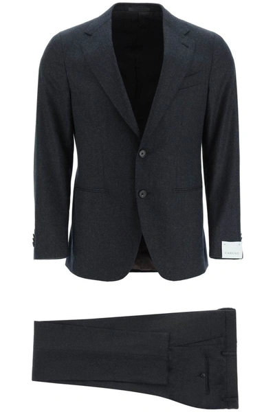 Shop Caruso 'aida' Wool Suit In Grey