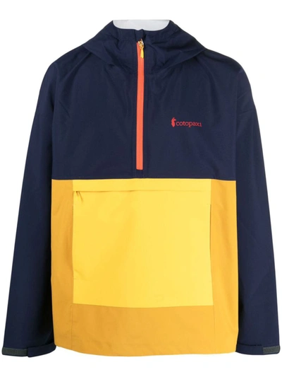 Shop Cotopaxi Cielo Rain Anorak M Clothing In Mtmam Maritime & Amber