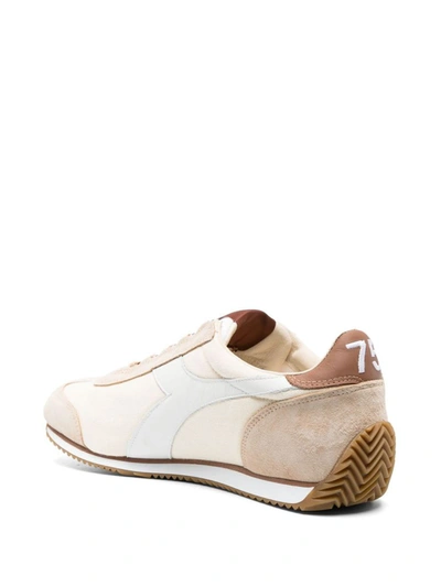 Shop Diadora Equipe H Canvas Stone Wash Sneaker Shoes In Grey