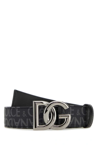 Shop Dolce & Gabbana Belt In Printed