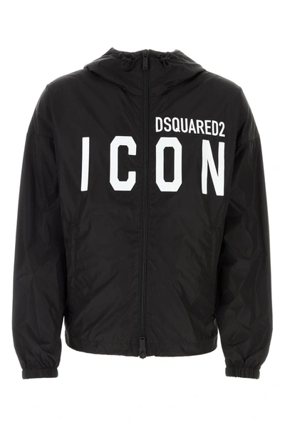 Shop Dsquared2 Dsquared Jackets In Black