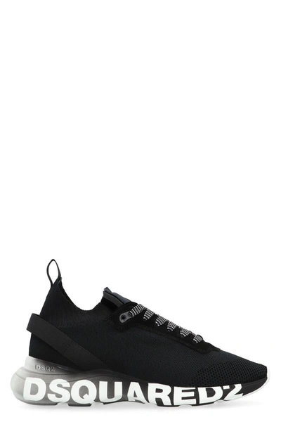 Shop Dsquared2 Fly Running Sneakers In Black