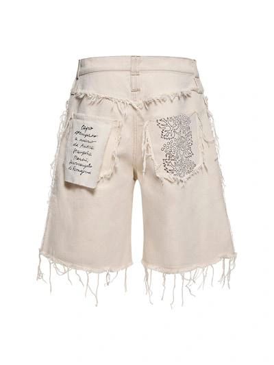 Federico Cina Classic Short Five Pocket Clothing In White