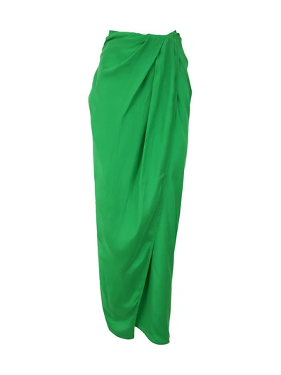 Shop Gauge81 Paita Long Skirt Clothing In Green