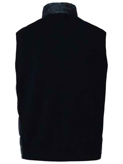 Shop Etro Navy Polyester Travel' Vest In Blue
