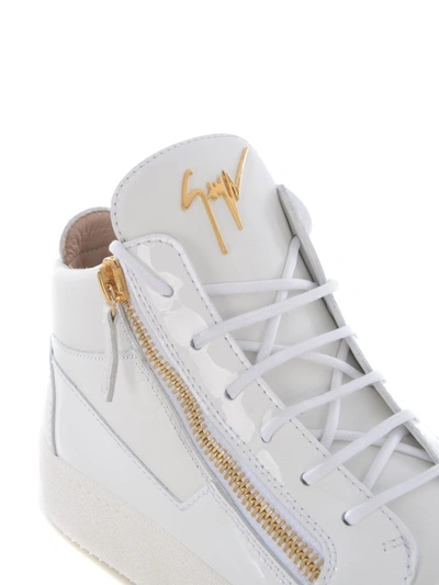 Shop Giuseppe Zanotti High Sneakers In White