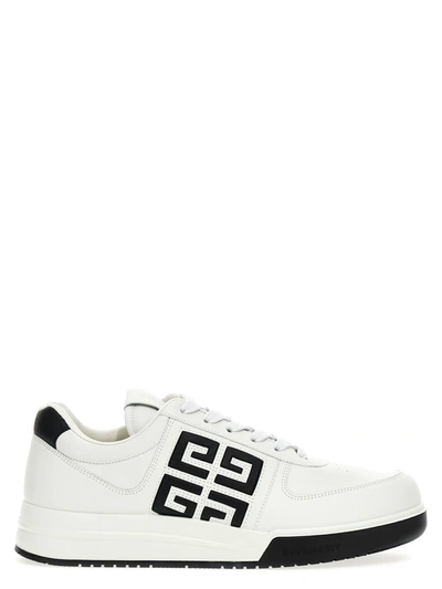 Shop Givenchy 'g4' Sneakers In White/black