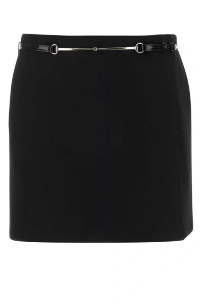 Shop Gucci Skirts In Black