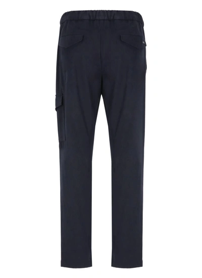 Shop Herno Trousers Blue