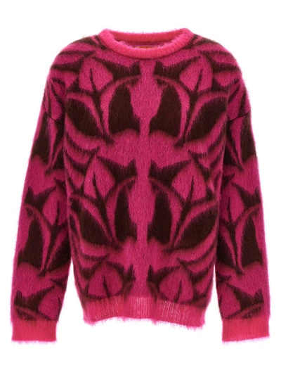 Shop La Doublej 'camden' Sweater In Fuchsia