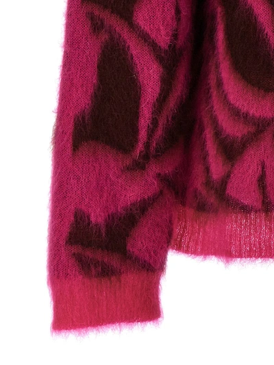 Shop La Doublej 'camden' Sweater In Fuchsia