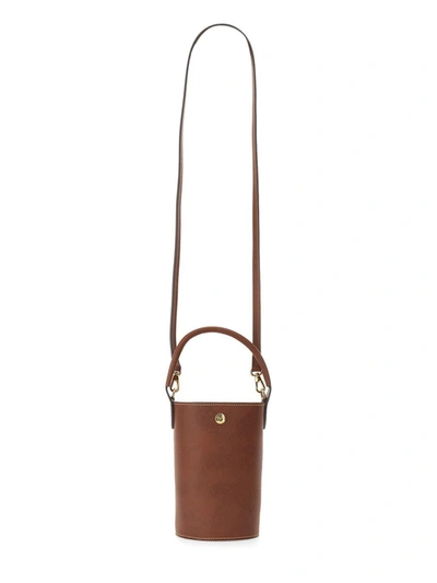 Shop Longchamp Épure Xs Bag In Brown