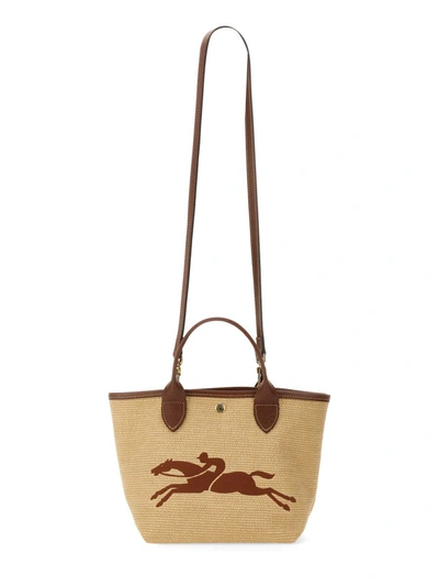 Shop Longchamp Le Panier Pliage Bag In Brown