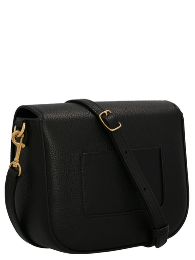 Shop Mulberry 'darley' Shoulder Bag In Black