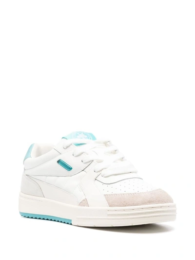 Shop Palm Angels Sneakers In White