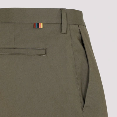 Shop Paul Smith Cotton Pants In Green