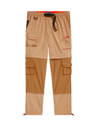 Shop Polo Ralph Lauren Adjustable Cargo Pants Clothing In Brown