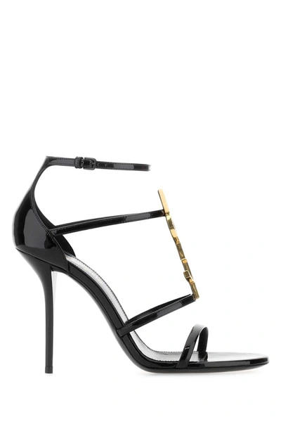 Shop Saint Laurent Sandals In Black