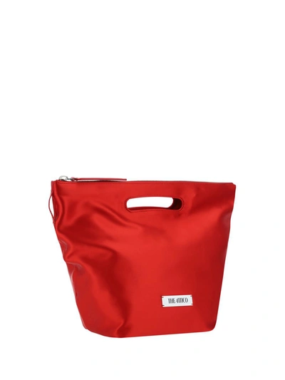 Shop Attico The  Handbags In Vibrant Red